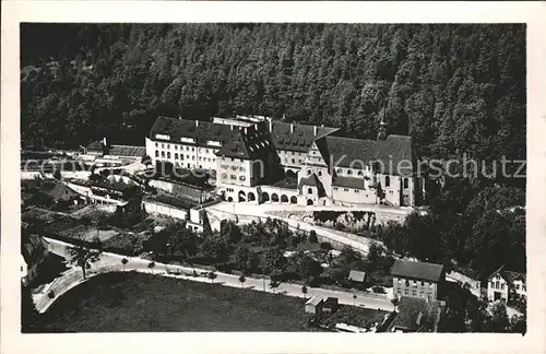 Sigmaringen Fliegeraufnahme Franziskanerkloster Gorheim Kat. Sigmaringen