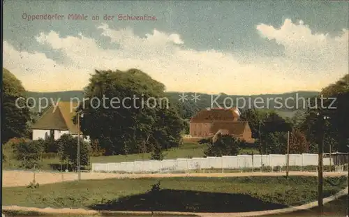 Oppendorf Kiel Muehle an der Schwentine Kat. Schoenkirchen