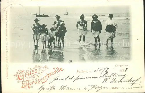 Borkum Nordseebad Strand baden / Borkum /Leer LKR