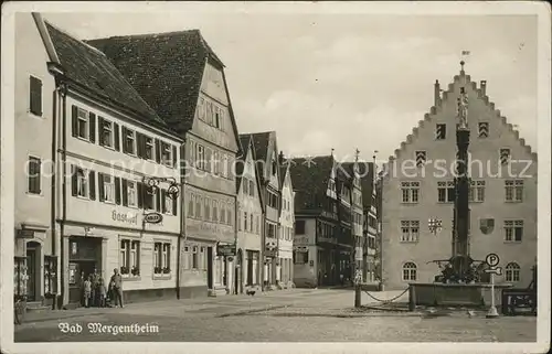 Bad Mergentheim Gasthaus zum Adler Kat. Bad Mergentheim