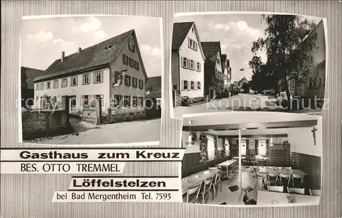 Loeffelstelzen Gasthaus zum Kreuz Offo Tremmel Kat. Bad Mergentheim