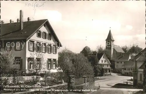 Feldrennach Haeuser Heimatlied Kat. Straubenhardt