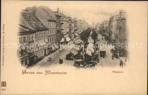 Mannheim Planken Strassenbahn Kat. Mannheim