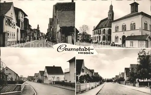 Crumstadt Hessen Ansichten Kat. Riedstadt