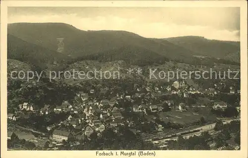 Forbach Baden (Luftaufnahme) Kat. Forbach