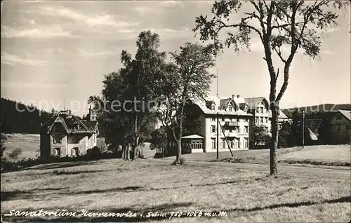 Sand Buehl Sanatorium Herrenwies Kat. Buehl