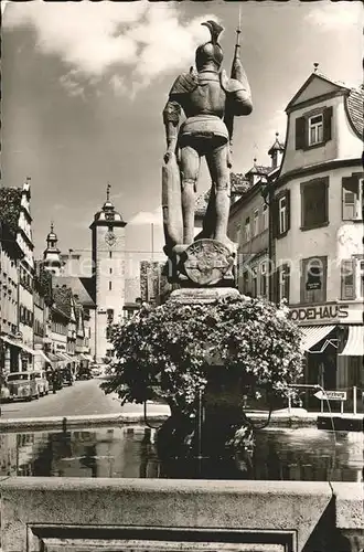 Bad Mergentheim Milchlimngsbrunnen am Markt Kat. Bad Mergentheim