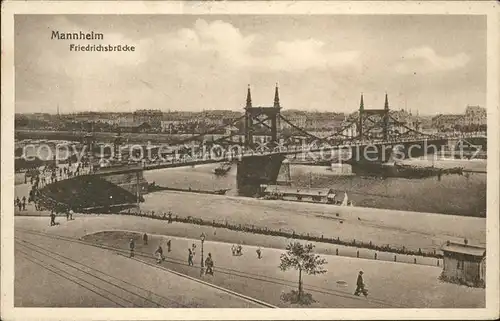 Mannheim Friedrichsbruecke Kat. Mannheim