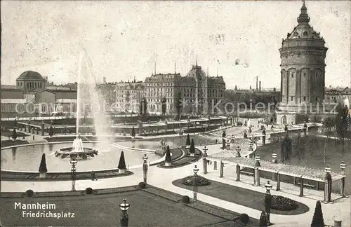 Mannheim Friedrichsplatz Kat. Mannheim