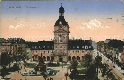 Mannheim Paradeplatz Kat. Mannheim