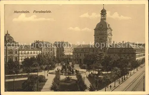 Mannheim Paradeplatz Kat. Mannheim