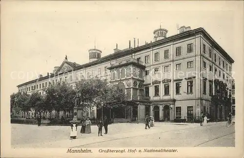 Mannheim Grossherzogl.Hof  u.Nationaltheater Kat. Mannheim