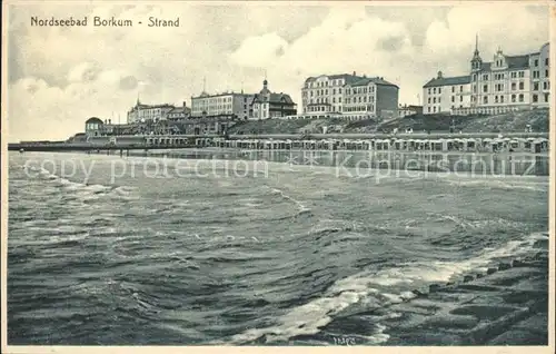 Borkum Nordseebad Partie am Strand / Borkum /Leer LKR