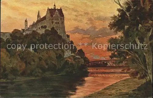 Sigmaringen Schloss u.Donau Kat. Sigmaringen