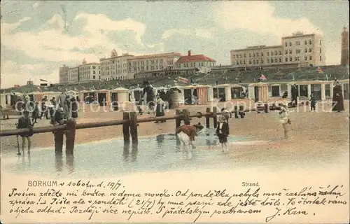 Borkum Nordseebad Strandleben / Borkum /Leer LKR