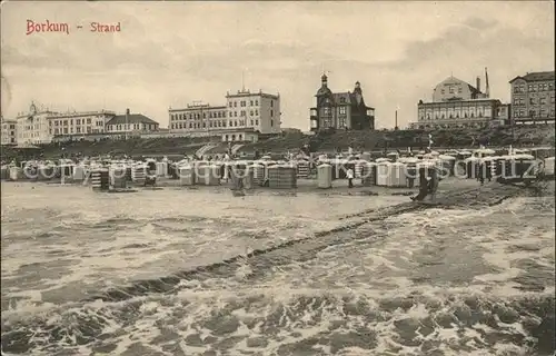 Borkum Nordseebad mit Strand / Borkum /Leer LKR