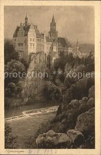 Sigmaringen Schloss u.Donau Kat. Sigmaringen