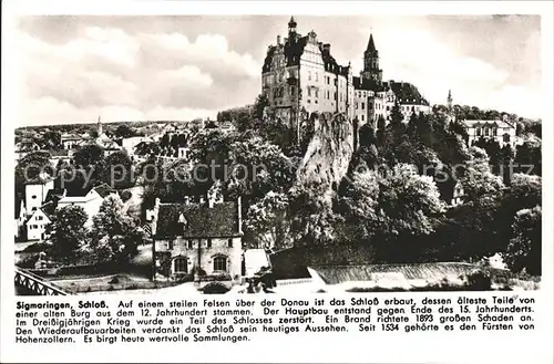 Sigmaringen Schloss Kat. Sigmaringen