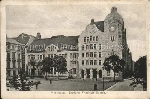 Mannheim Kurfuerst Friedrich Schule Kat. Mannheim