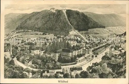 Bad Wildbad Luftaufnahme Kat. Bad Wildbad