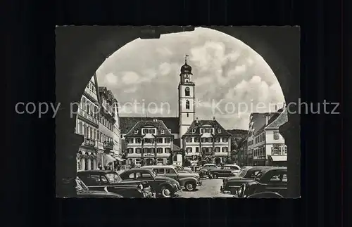 Bad Mergentheim Marktplatz u.Stadtkirche Kat. Bad Mergentheim