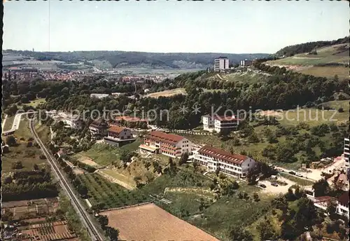 Bad Mergentheim Kurhaeuser im Erlenbachtal (Luftaufnahme) Kat. Bad Mergentheim