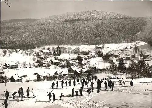 Bad Wildbad Enzkloesterle im Winter (Stempel) Kat. Bad Wildbad