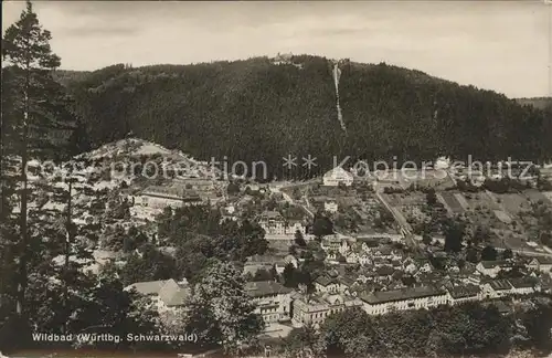 Bad Wildbad mit Sommerberg u.Bergbahn Kat. Bad Wildbad