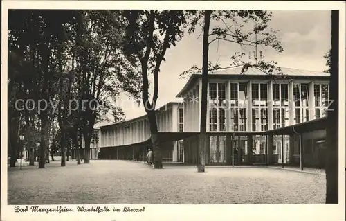 Bad Mergentheim Wandelhalle im Kurpark (Stempel) Kat. Bad Mergentheim