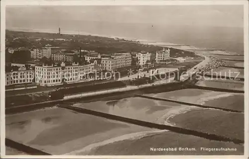 Borkum Nordseebad Luftaufnahme / Borkum /Leer LKR