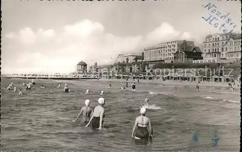 Borkum Nordseebad Strand Nordsee-Hotel / Borkum /Leer LKR