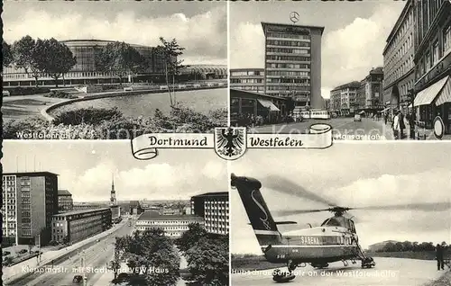 Dortmund Wappen Hubschrauberplatz Westfalenhalle Kat. Dortmund