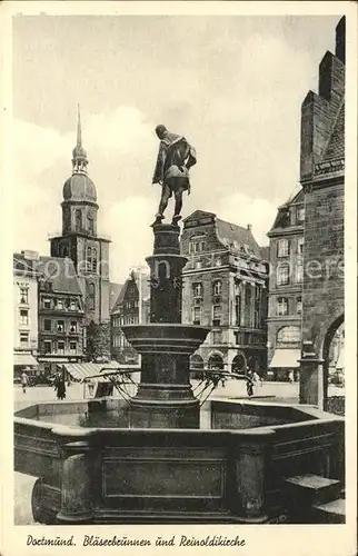 Dortmund Reinoldikirche Blaeserbrunnen Kat. Dortmund