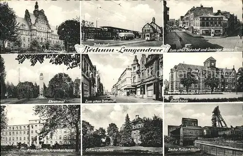 Bochum uemminger Str. Amtshaus Zeche Robert Mueser Schwesternhaus Kat. Bochum