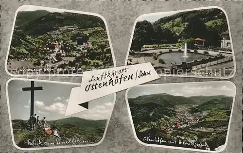 Ottenhoefen Schwarzwald Fliegeraufnahme Brunnen Kat. Ottenhoefen im Schwarzwald