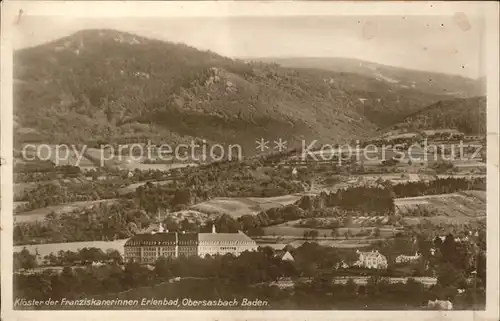 Obersasbach Erlenbad Kloster Franziskanerinnen Kat. Sasbach