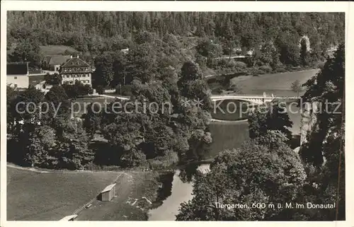 Donautal Tiergarten Fliegeraufnahme Kat. Ulm