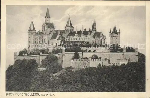 Burg Hohenzollern Burg Kat. Bisingen