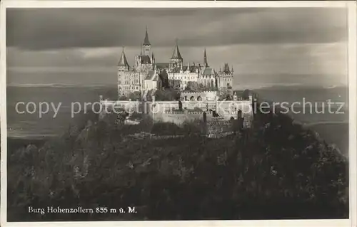 Burg Hohenzollern Burg Kat. Bisingen