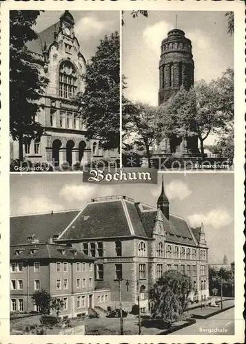 Bochum Bismarckturm Goetheschule Bergschule Kat. Bochum