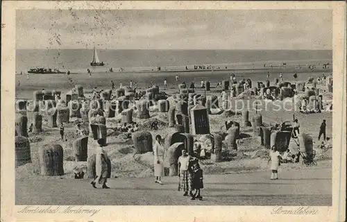 Norderney Nordseebad Strandleben Kat. Norderney