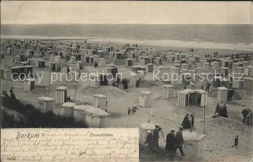 Borkum Nordseebad Strandleben / Borkum /Leer LKR