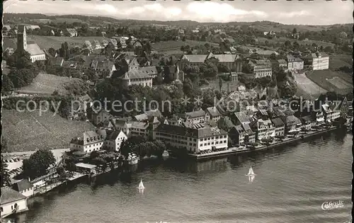 Meersburg Bodensee Fliegeraufnahme Kat. Meersburg