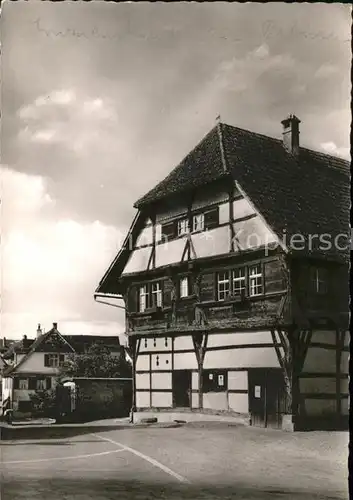 Immenstaad Bodensee Altes Fachwerkhaus aus dem 16. Jahrhundert / Immenstaad am Bodensee /Bodenseekreis LKR