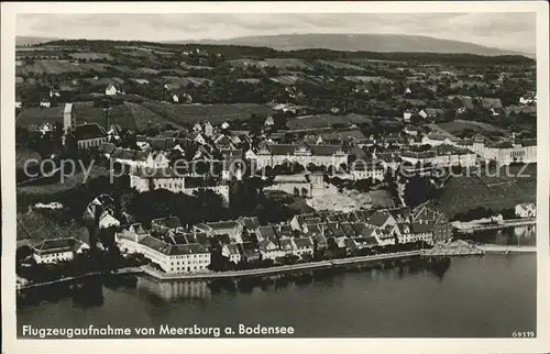 Meersburg Bodensee Fliegeraufnahme Kat. Meersburg