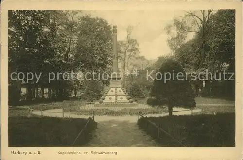 Harburg Hamburg Kugeldenkmal am Schwarzenberg Kat. Hamburg