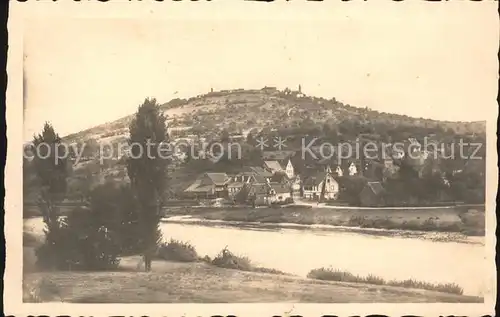 Neckargemuend Uferpartie am Neckar Rainbach Dilsberg Kat. Neckargemuend