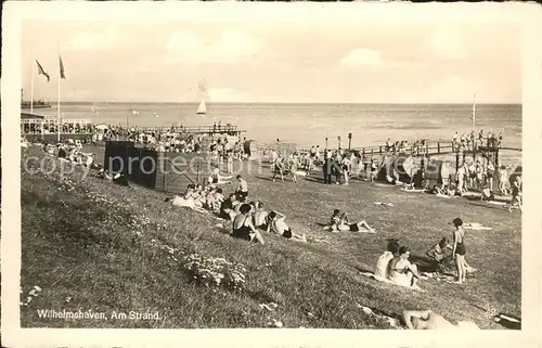hf24213 Wilhelmshaven Strandleben Nordseebad Kategorie. Wilhelmshaven Alte Ansichtskarten