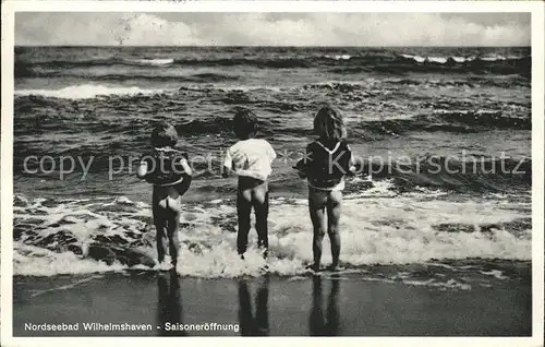 hf24215 Wilhelmshaven Strand Saisoneroeffnung Nordseebad Kategorie. Wilhelmshaven Alte Ansichtskarten