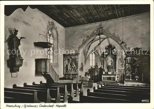 Meersburg Bodensee Unterstadt Kapelle 14. Jahrhundert Kat. Meersburg